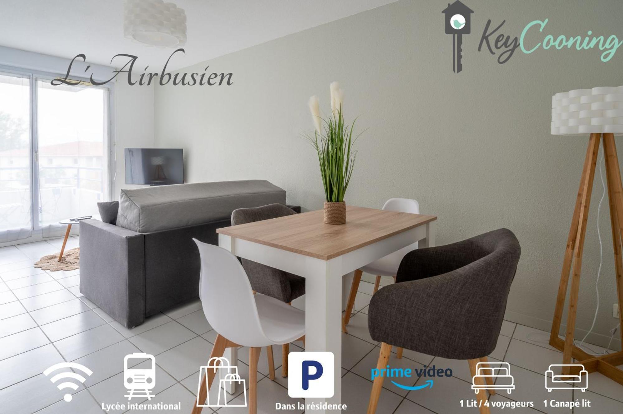 Ferienwohnung L'Airbusien - Terrasse Et Parking - Airbus A Cote Colomiers Exterior foto